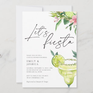 Invitation Margarita Fiesta Mexicaine Couple Shower