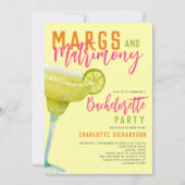 Invitation Margarita Marges & Mariage Lemon Bachelorette (Devant)