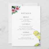 Invitation Margarita Mexicaine Bachelorette Week-end (Dos)