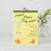 Invitation Margarita Mexicaine Fiesta Couples Douche (Debout devant)