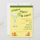 Invitation Margarita Mexicaine Fiesta Couples Douche (Devant)