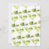 Invitation Margarita Mexicaine Fiesta Floral Couples Douche (Dos)