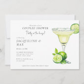 Invitation Margarita Wedding shower des couples (Devant)