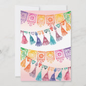 Invitation Margaritas avant le mariage Fiesta Fête des mariée (Dos)