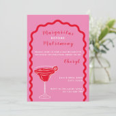 Invitation Margaritas Et Mariage Bachelorette Week-End (Debout devant)