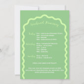 Invitation Margaritas Et Mariage Bachelorette Week-End (Dos)