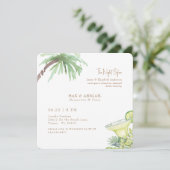 Invitation Margaritas et Tacos tropicaux la nuit avant (Debout devant)