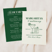 Invitation Margaritas & Mariage Bachelorette Week-end