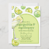Invitation Margaritas & Mariage Fête des mariées Super verte (Devant)