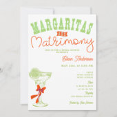 Invitation Margaritas & Mariage Tulum Bachelorette (Devant)