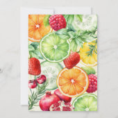 Invitation Marges avant Fête des mariées de mariage (Dos)