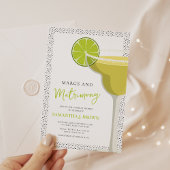 Invitation Marges élégantes modernes et Fête des mariées de m