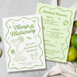 Invitation Marges et bachelorette de mariage