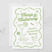 Invitation Marges et bachelorette de mariage (Devant)