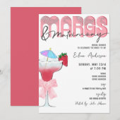 Invitation Marges et Fête des mariées de la coquette de maria (Devant / Derrière)
