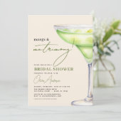 Invitation Marges et mariage Fête des mariées moderne (Debout devant)