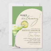 Invitation Marges et mariage Fête des mariées moderne (Devant)