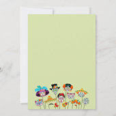 Invitation Marges et mariage Halloween Wedding shower mexicai (Dos)