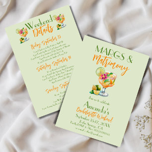 Invitation Marges et Mariage Tequila & Fiesta Bachelorette