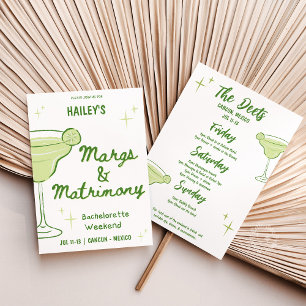 Invitation Marges & Mariage Bachelorette Itinéraire