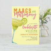 Invitation Marges & Mariage Margaritas Bachelorette Week-end (Debout devant)