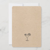 Invitation Marges modernes et Fête des mariées de mariage (Dos)