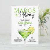Invitation Marges tropicales et Fête des mariées de mariage (Debout devant)