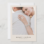 Invitation MARGOT Rustic Dusty Rose Blush Floral Mariage (Dos)