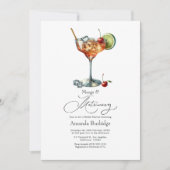 Invitation Margs Acides au Citron & Shower de Mariage (Devant)
