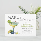 Invitation Margs and Moms Fête des mères Cocktail Party (Debout devant)