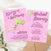 Invitation Margs et Mariage - Week-end de célibataire