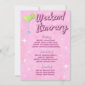 Invitation Margs et Matrimony - Week-end de célibataire (Dos)