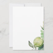 Invitation Margs & matrimoniale bachelorette douche (Dos)