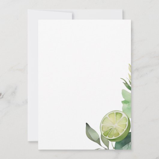 Invitation Margs & matrimoniale bachelorette douche (Dos)