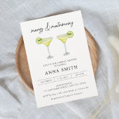 Invitation Margs & Matrimony Cocktail Fête des mariées