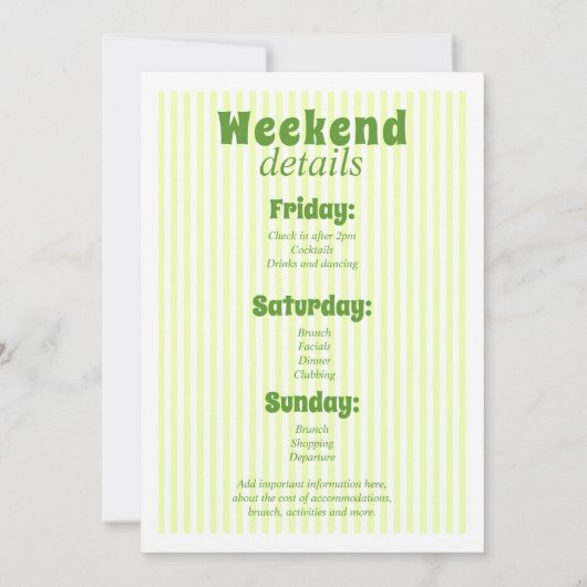 Invitation Margs & Matrimony cocktail week-end bachelorette (Dos)