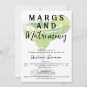 Invitation Margs & Matrimony Code QR Réception de Mariage de (Devant)