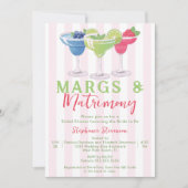Invitation Margs & Matrimony Margarita Code QR Réception de M (Devant)