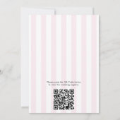 Invitation Margs & Matrimony Margarita Code QR Réception de M (Dos)