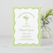 Invitation "Margs & Matrimony" Tequila Lime Bridal Shower (Debout devant)