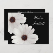 Invitation Marguerite (Devant / Derrière)