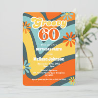 Marguerites à vague rétro Super 60e anniversaire v