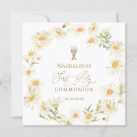 marguerites fleurs couronne première sainte commun