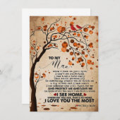 Invitation Mari À Mon Mari Je Vois Chez Moi (Devant / Derrière)