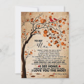 Invitation Mari À Mon Mari Je Vois Chez Moi (Devant)