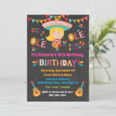 Invitation Mariachi Fille Mexicaine Fête d'anniversaire (Debout devant)