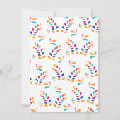 Invitation Mariachi Fille Mexicaine Fête d'anniversaire (Dos)