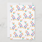 Invitation Mariachi Fille Mexicaine Fête d'anniversaire (Dos)