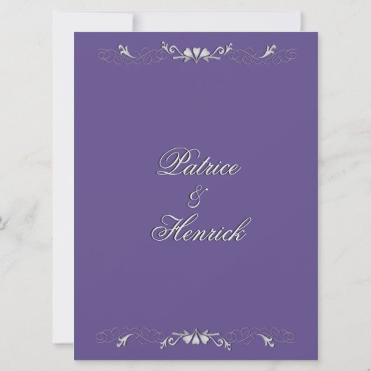 Invitation Mariage (Dos)