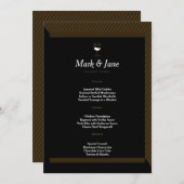 Invitation Mariage (Devant / Derrière)